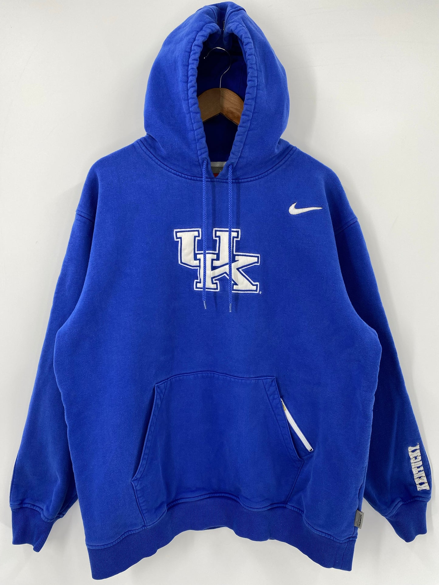 00' NIKE UNIVERSITY OF KENTUCKY Size XL Vintage Hoodie Sweat-shirt  / K4256