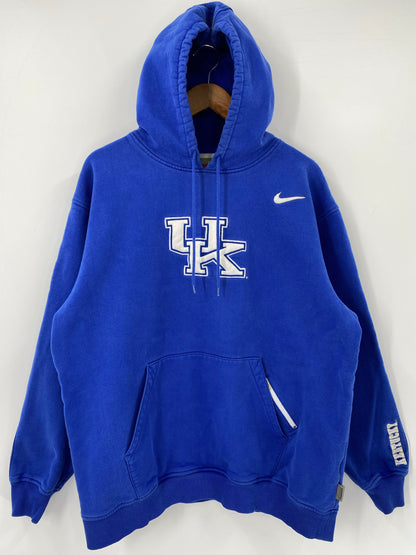 00' NIKE UNIVERSITY OF KENTUCKY Size XL Vintage Hoodie Sweat-shirt  / K4256