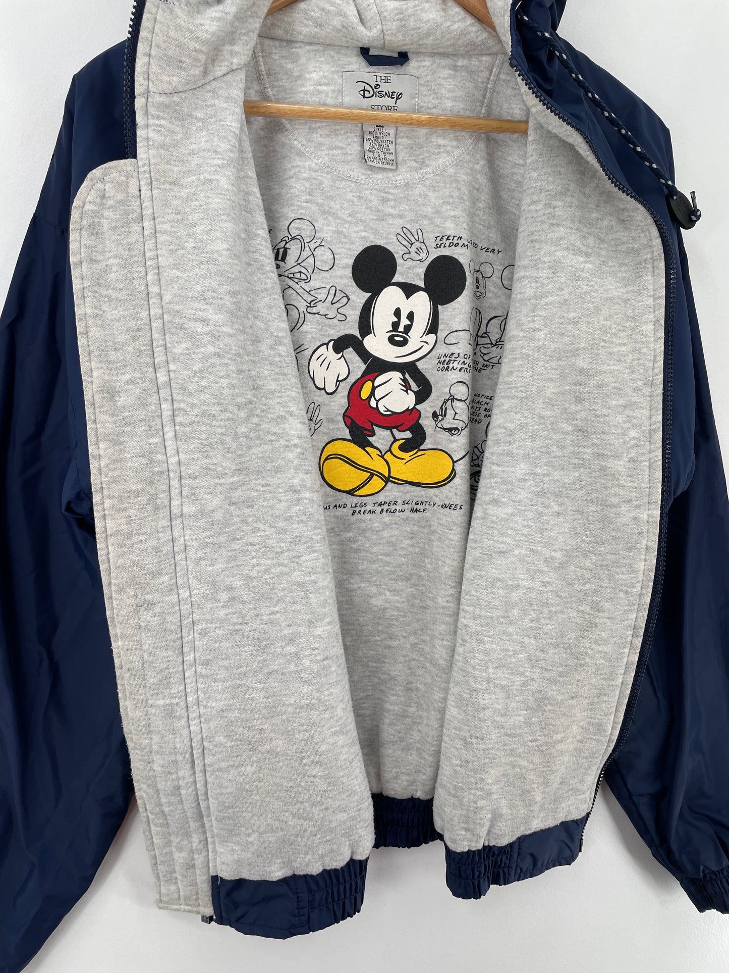 00' DISNEY MICKEY Size M Vintage Nylon Jacket / A9914