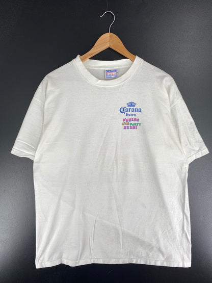 90's CORONA EXTRA Size XL Vintage T-Shirt / A4998