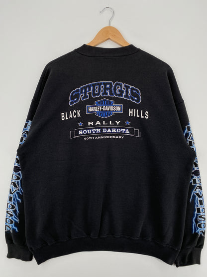 2000 HARLEY DAVIDSON Size Approx.XL Vintage Sweat-Shirts / A3971
