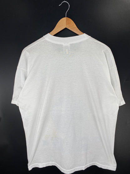 1997 NEW YORK GIANTS Size XL Vintage NFL T-shirt / K9847