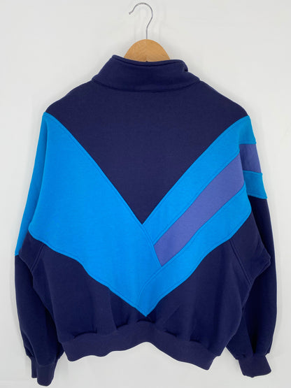 90's NIKE Silver Tag Size L Vintage Zip-up Sweat shirt / A9442