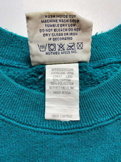 1998 MIAMI DOLPHINS Made in USA Size XL Vintage NFL Sweat-Shirt / A9855