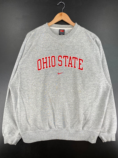 00' NIKE OHIO STATE Size L Vintage College Sweat-Shirt / A2767