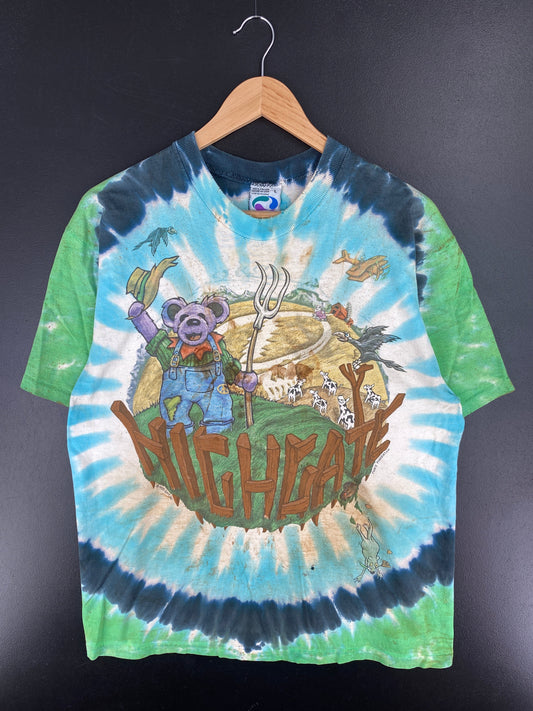 .1995 LIQUID BLUE x GRATEFUL DEAD Made in USA Size L Vintage Music T-Shirt / E5375T