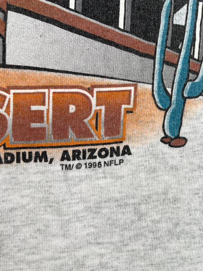 1996 SUPER BOWL PITTSBURGH STEELERS x DALLAS COWBOYS Made in USA Size L Vintage NFL T-Shirt / E2418T