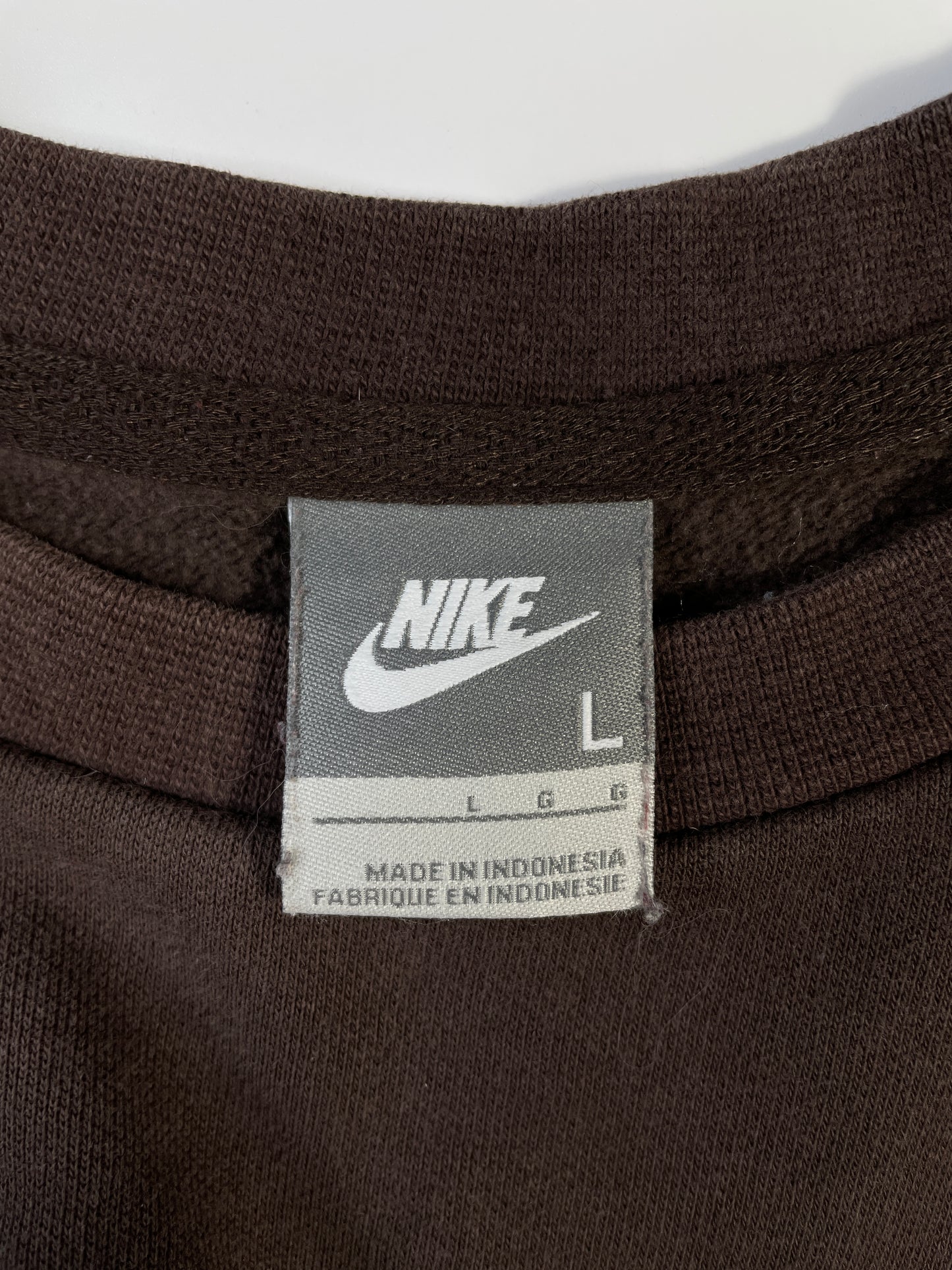 00' NIKE MINI SWOOSH Size L Vintage Sweat-shirt / A8068