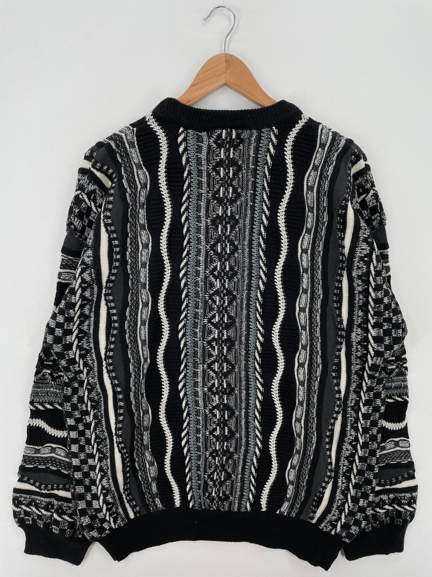 Vintage 3D COOGI-Style Size XL Knit Sweater / A7665