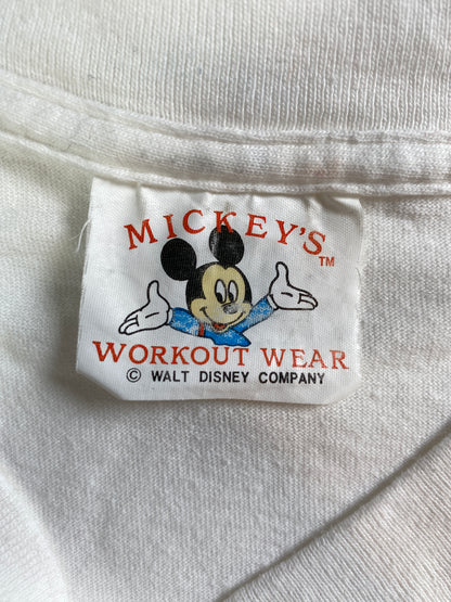 80's DISNEY MICKEY AND FRIENDS Made in USA Size One size(Approx.XL) Vintage T-Shirt / A3462
