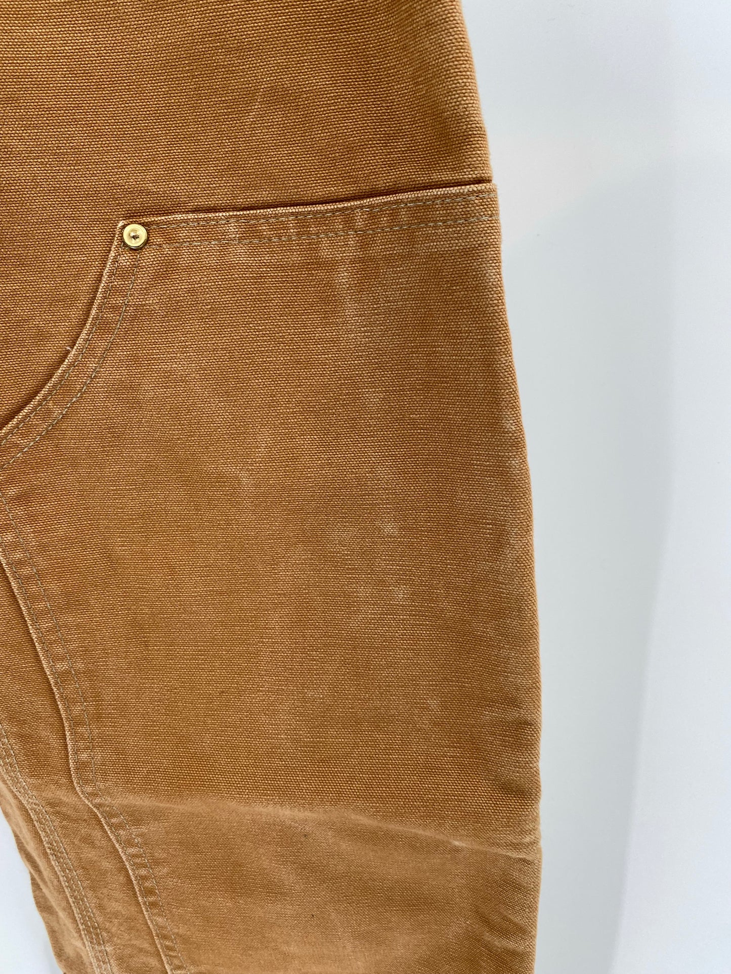 Vintage CARHARTT Size 29x30 Double Knee Duck Pants / K6523