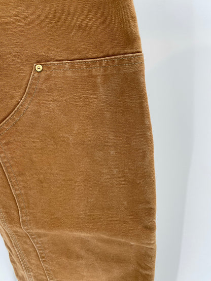 Vintage CARHARTT Size 29x30 Double Knee Duck Pants / K6523