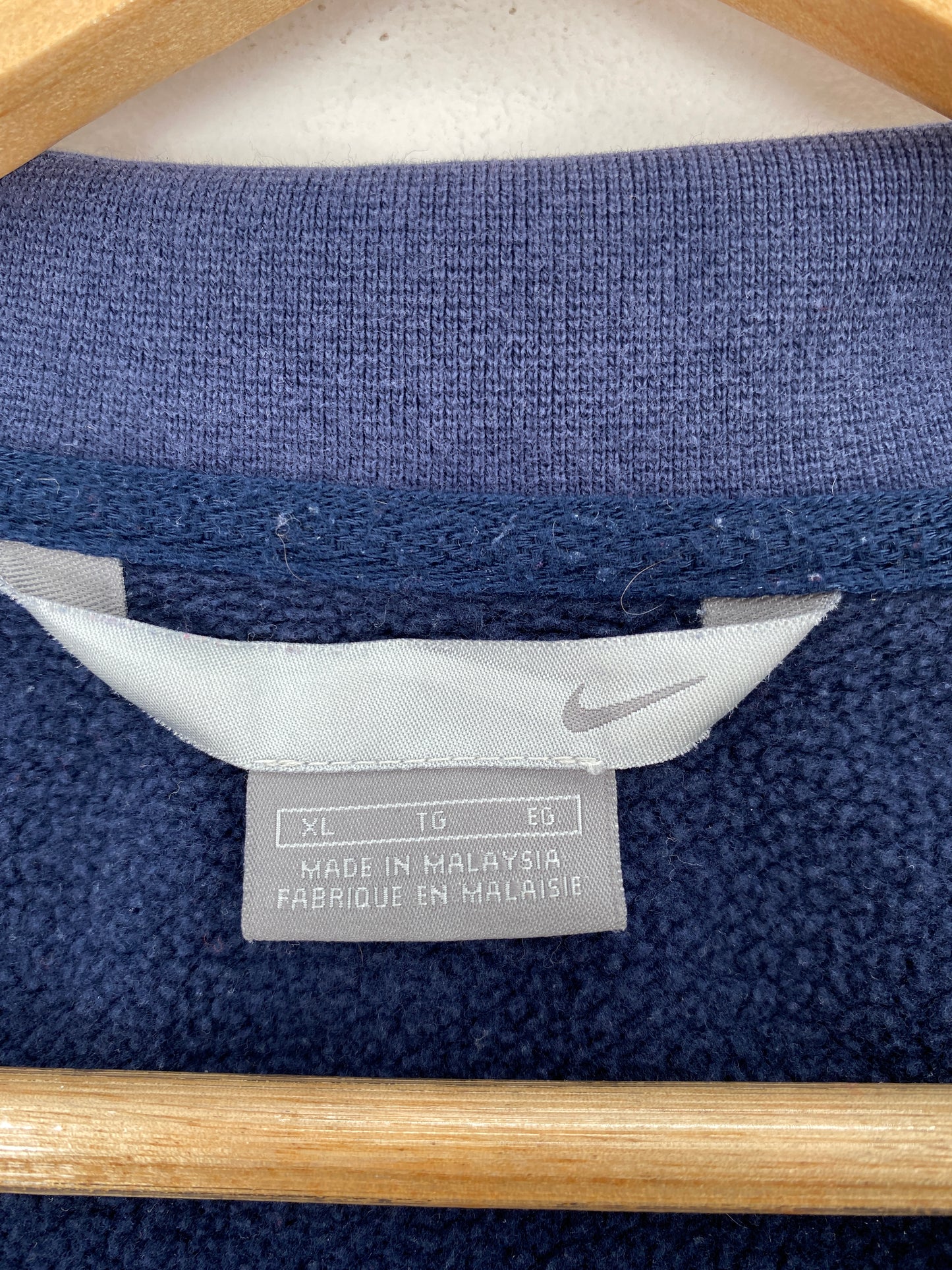 00’ NIKE Size XL Vintage Half Zip Sweat-Shirt / A5496