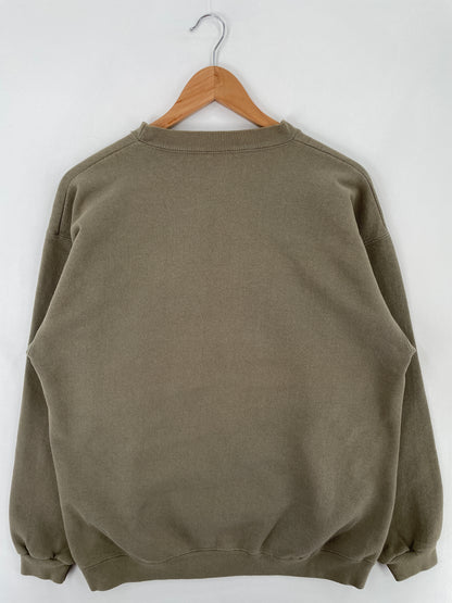 Vintage FLY FISHING Made in USA Size L Animal Sweat-Shirt / A9936