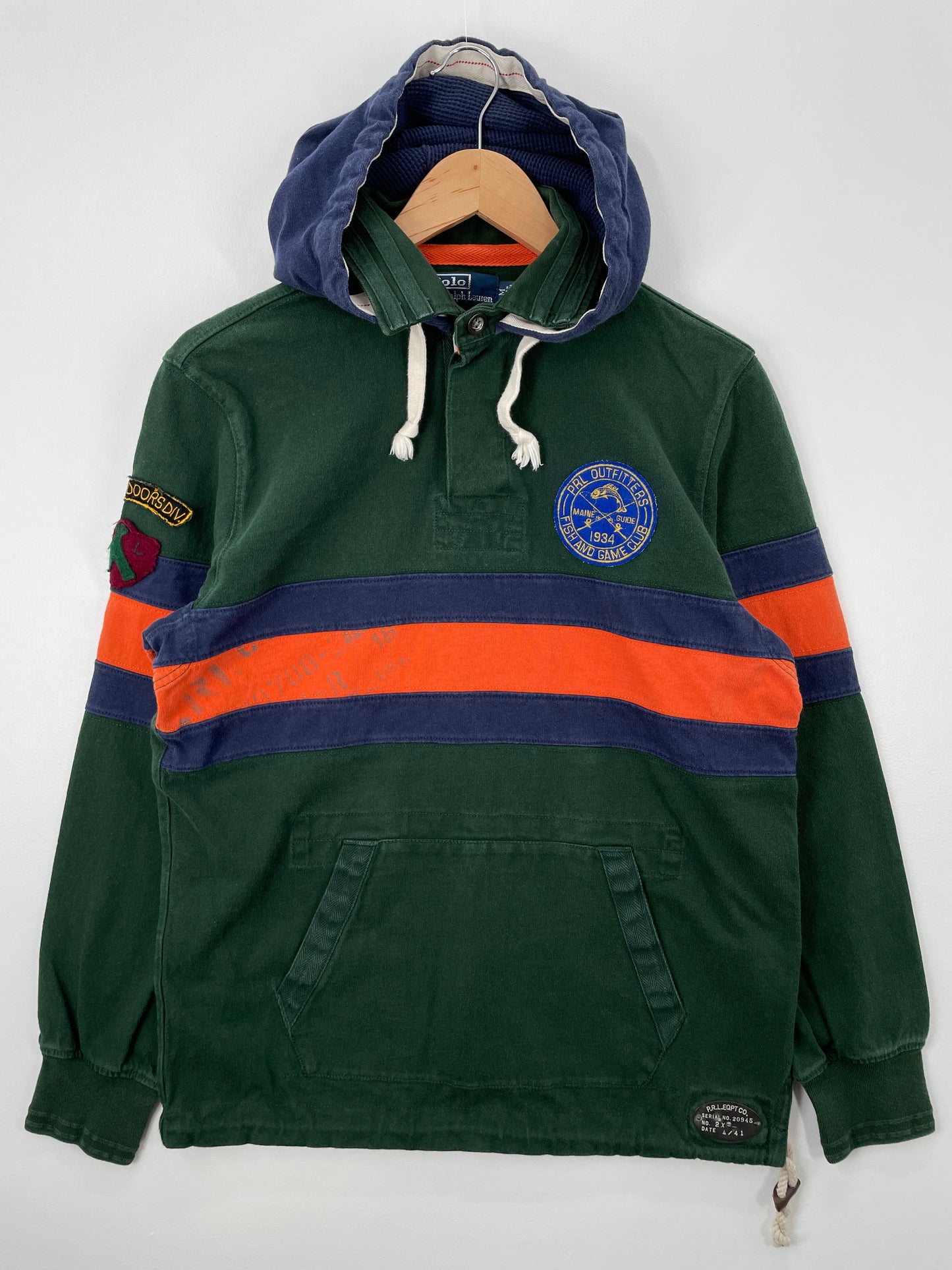 90's POLO RALPH LAUREN Size M Vintage Rugby shirt / E1491R