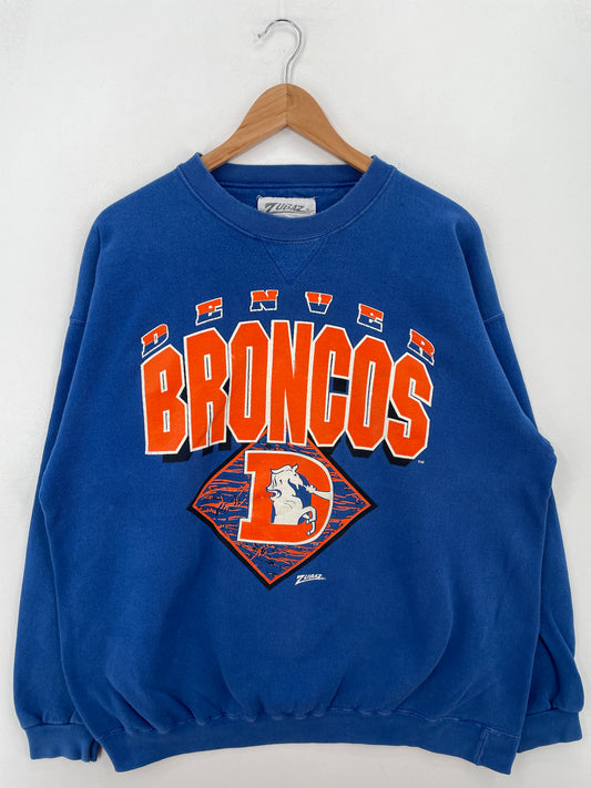 90’s DENVER BRONCOS Size XL NFL Sweat-Shirts / A8028