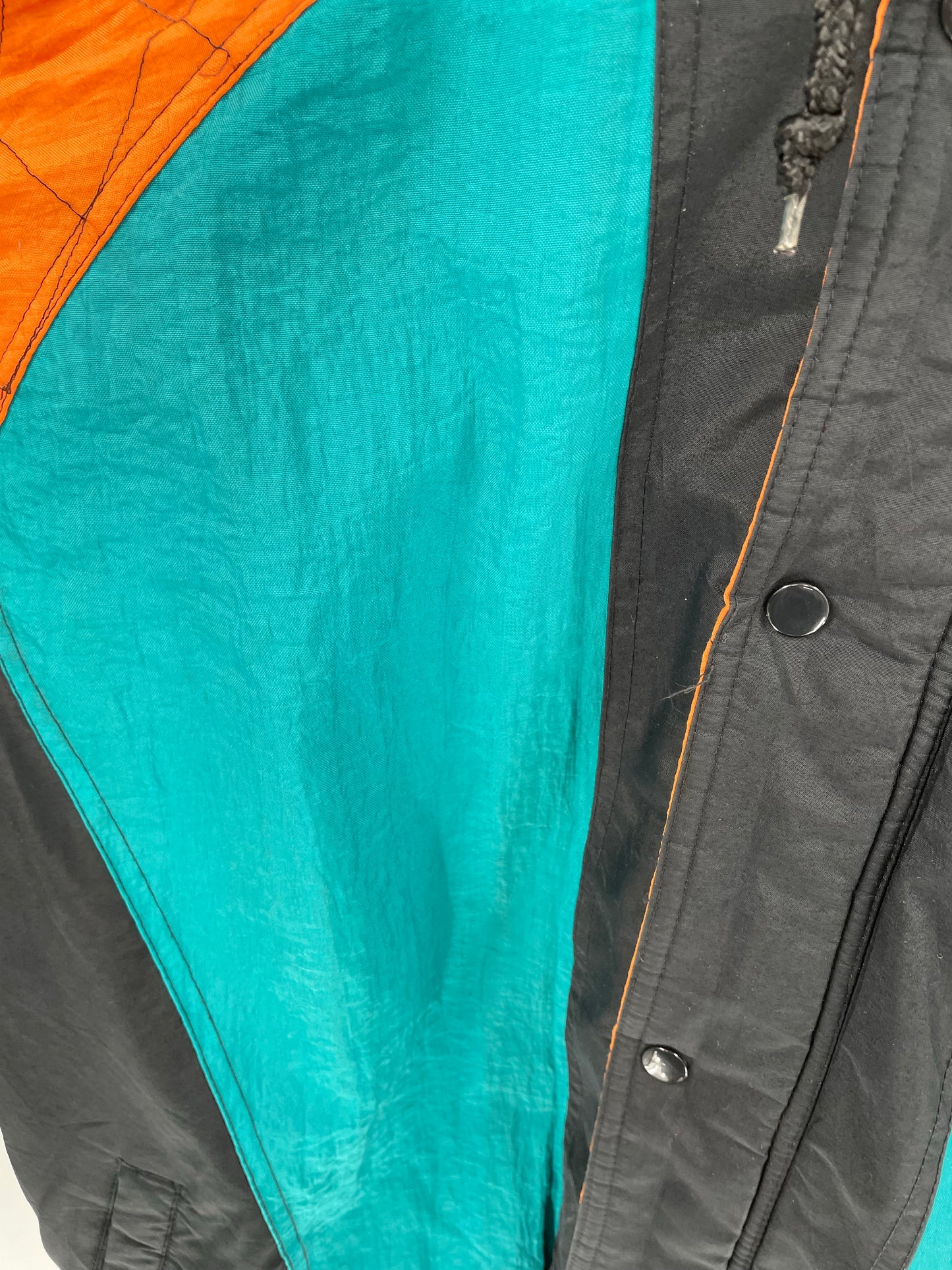 90's STARTER x MIAMI DOLPHINS Size L Vintage NFL Padded Nylon Jacket / K6271