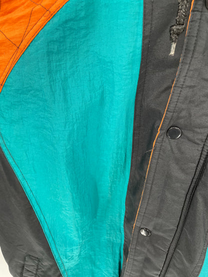 90's STARTER x MIAMI DOLPHINS Size L Vintage NFL Padded Nylon Jacket / K6271