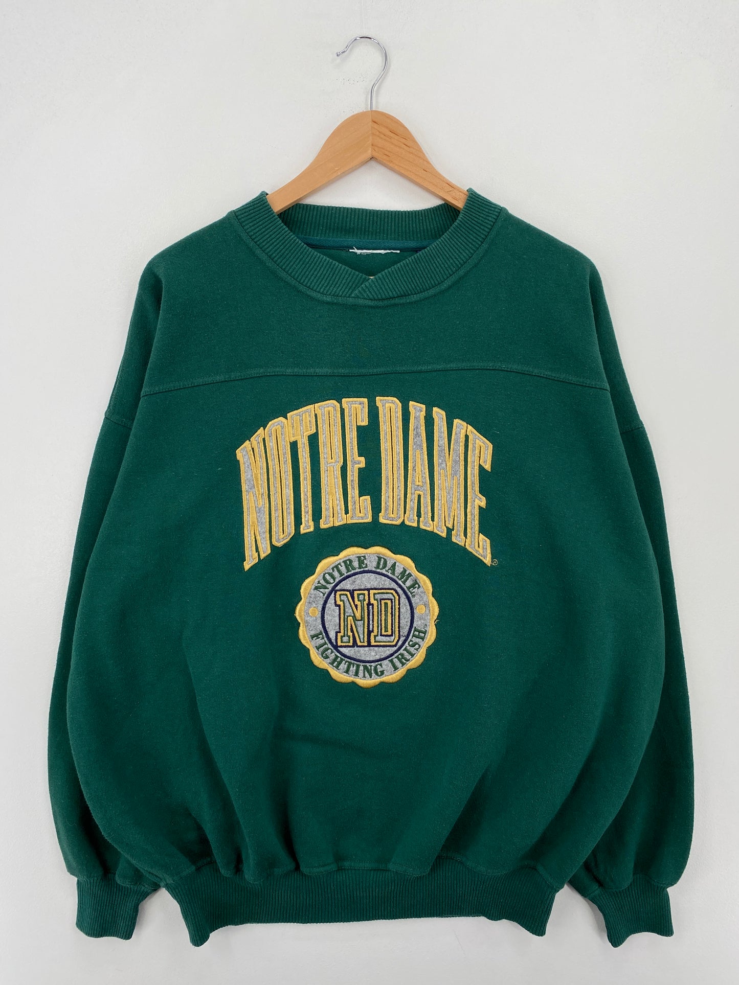 90’s NOTRE DAME FIGHTING IRISH Size XL Vintage College Sweat-Shirt / A7533