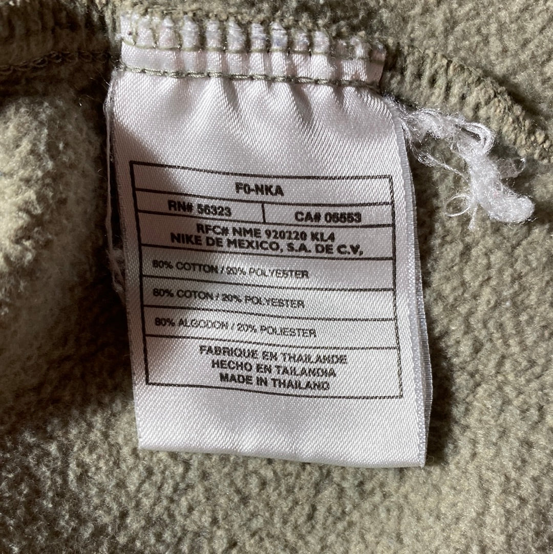 00' NIKE Size XL Vintage Half Zip Sweat-shirt / E407