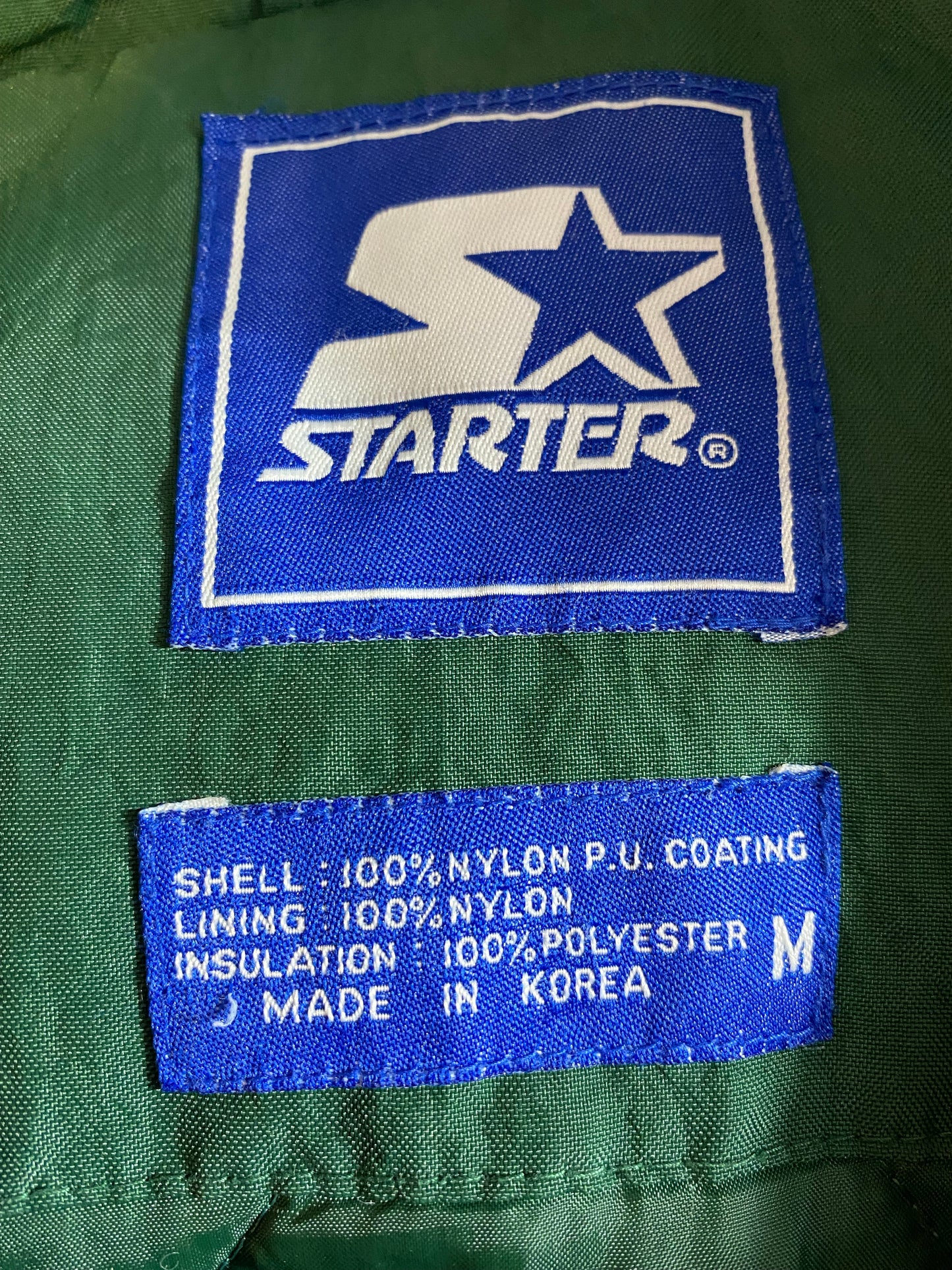 Vintage STARTER x MIAMI HURRICANES Size M Nylon Padded Jacket  / K8338