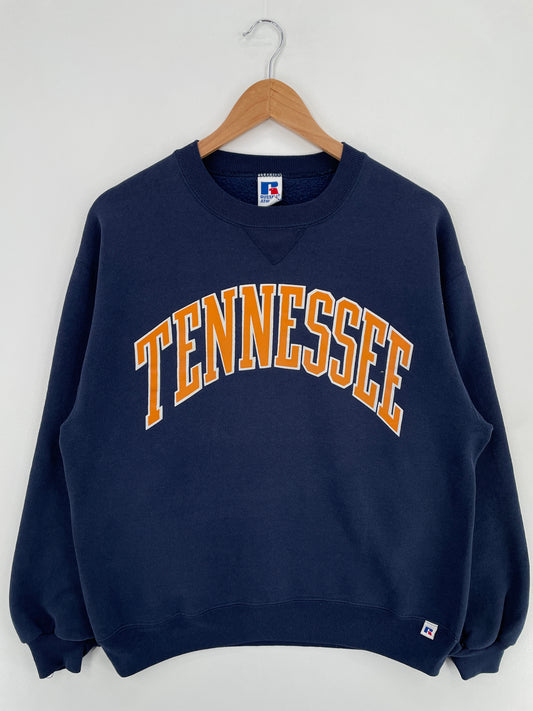 90's RUSSELL x TENNESSEE Made in USA Size L Vintage College Sweat-shirt / E674