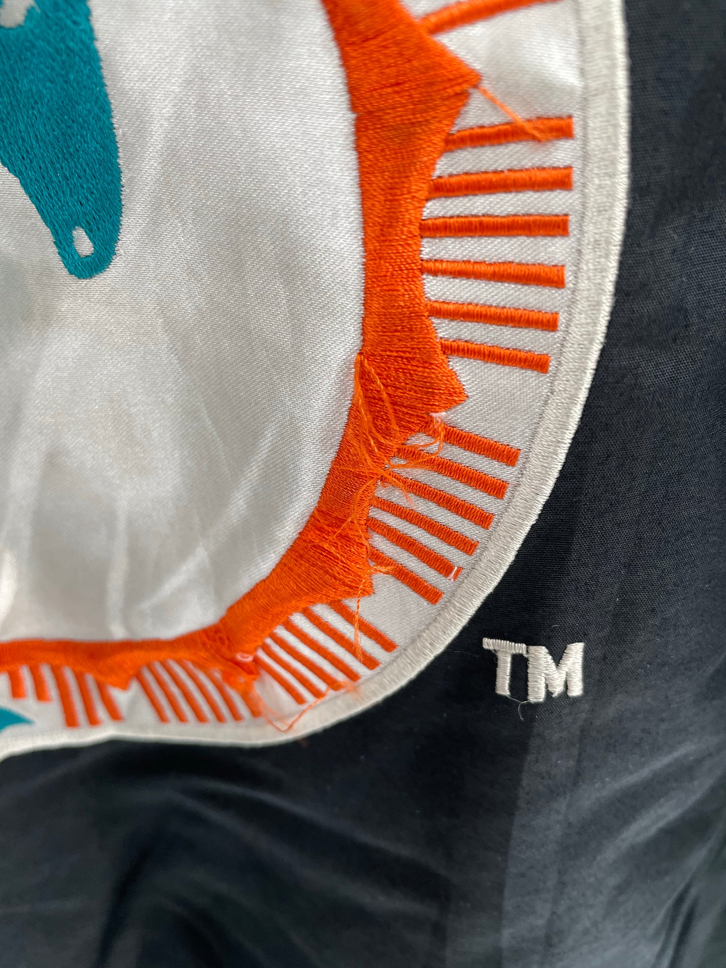 90's STARTER x MIAMI DOLPHINS Size L Vintage NFL Padded Nylon Jacket / K6271