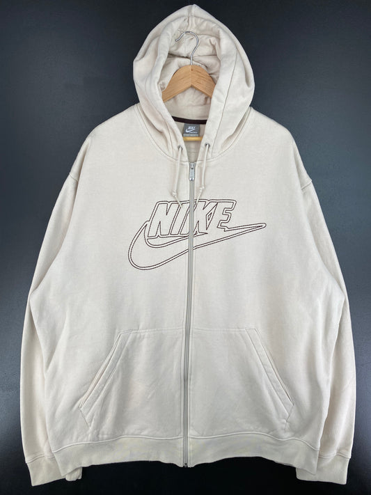 00' NIKE Size XXL Vintage Zip-Up Hoodie Sweat-shirt / A644