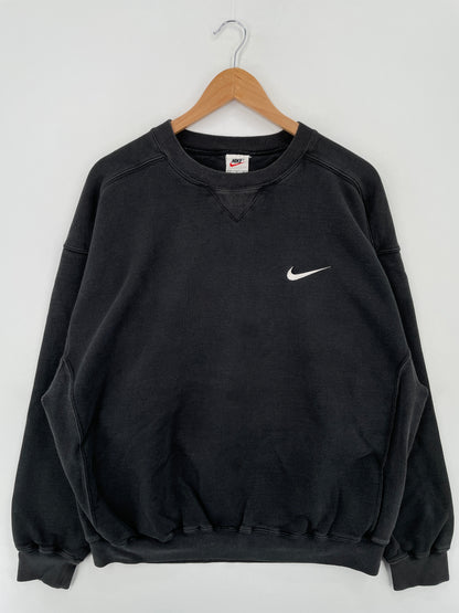 90's NIKE MINI SWOOSH Size L Vintage Sweat-shirt / A8066