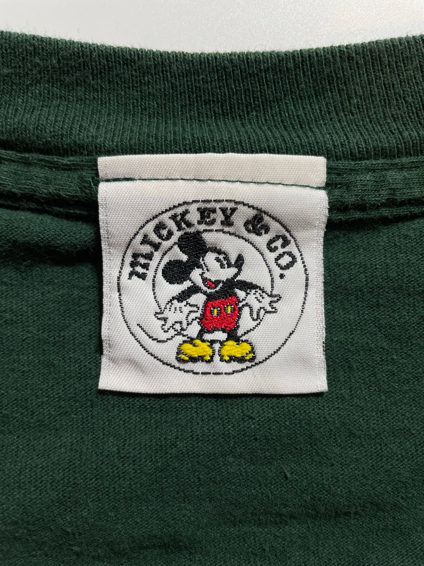 90's DISNEY MICKEY Size No Tag(approx.XL) Vintage T - Shirts / K5044