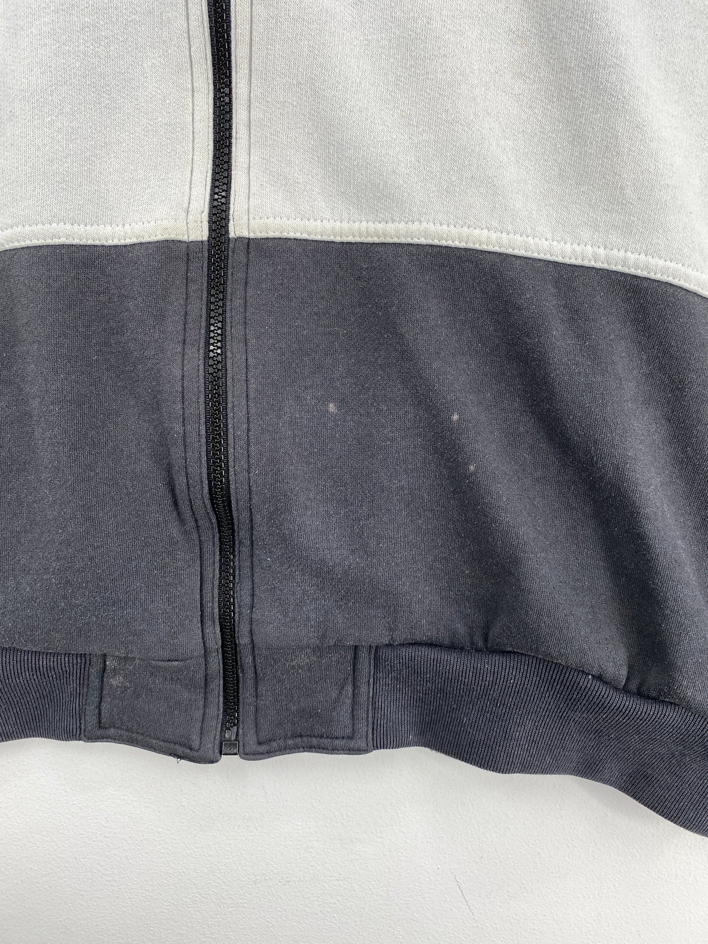 90's NIKE SILVER TAG Size Approx.L Vintage Zip-Up Hoodie Sweat-shirt / A5987