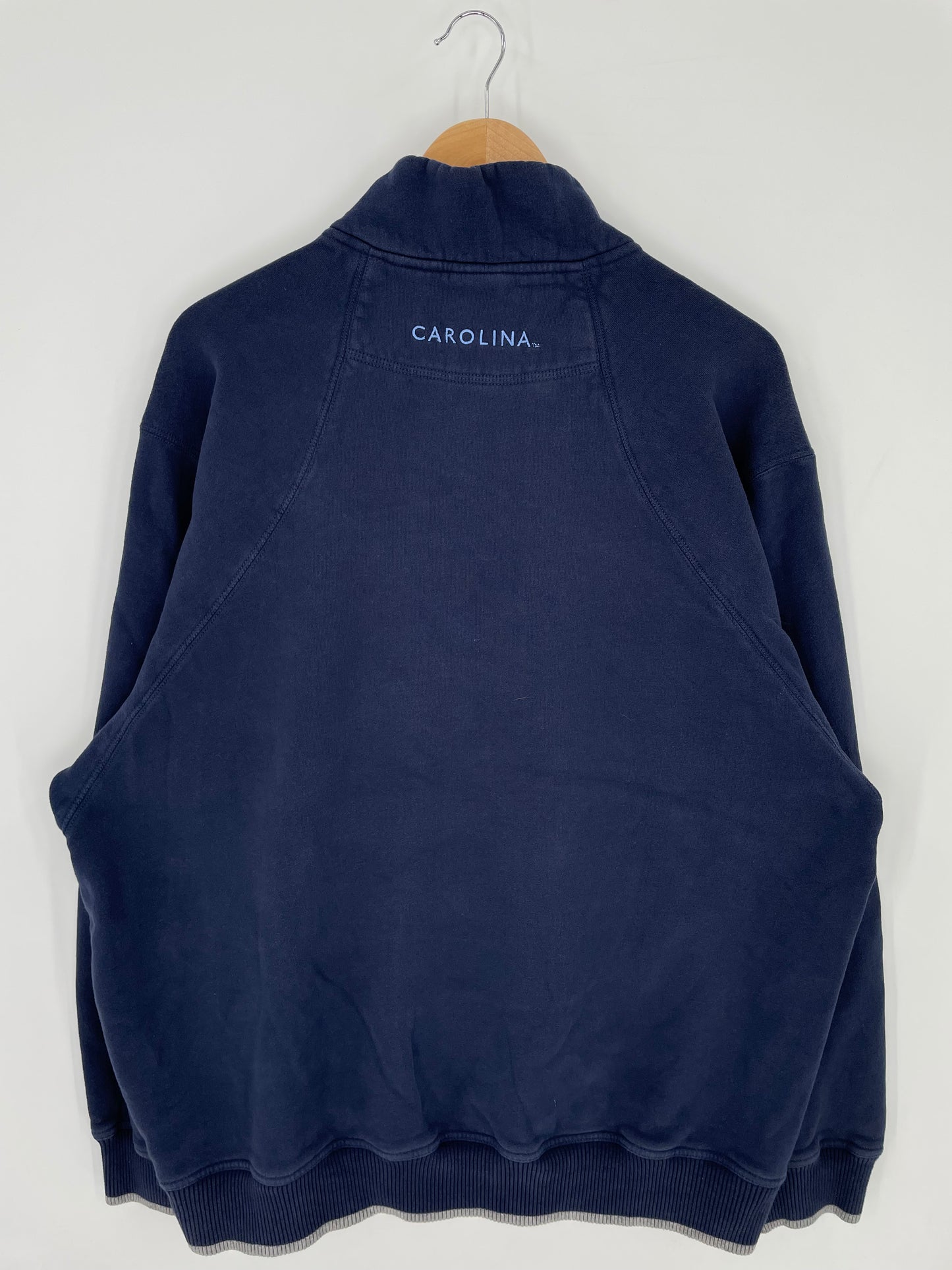00' NIKE CAROLINA Size XXL Vintage College Half Zip-up Sweat-Shirts/ A35