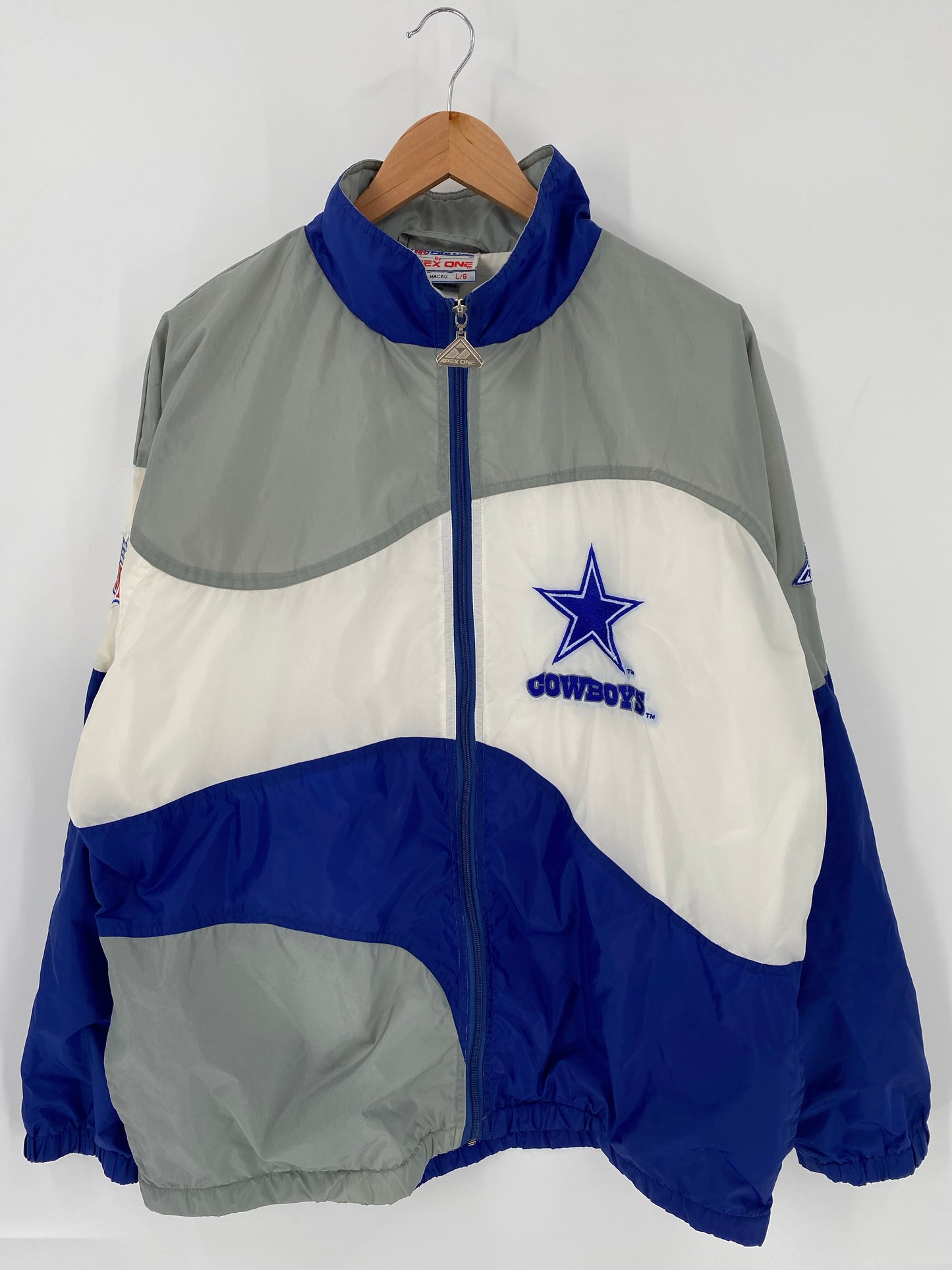 90’s DALLAS COWBOYS Size L NFL Nylon Jacket / K6077