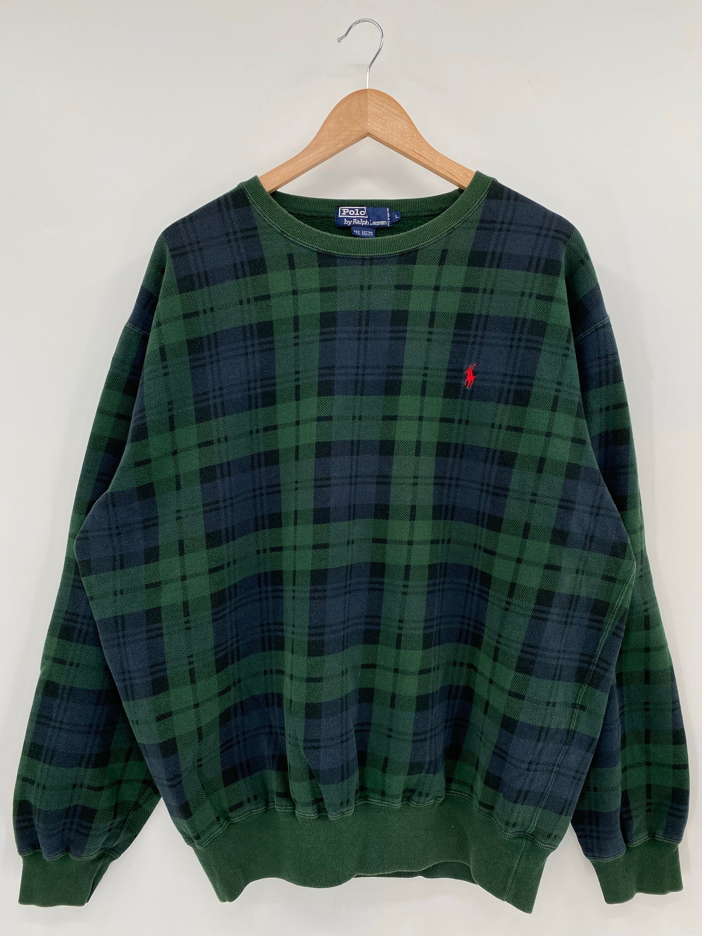 90's POLO RALPH LAUREN Size L Vintage Sweat-shirt  / k6963