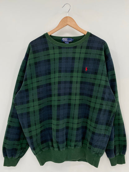 90's POLO RALPH LAUREN Size L Vintage Sweat-shirt  / k6963