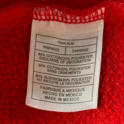 00' NIKE x NEW MEXICO Size L Vintage College Hoodie Sweat-shirt / E1712S