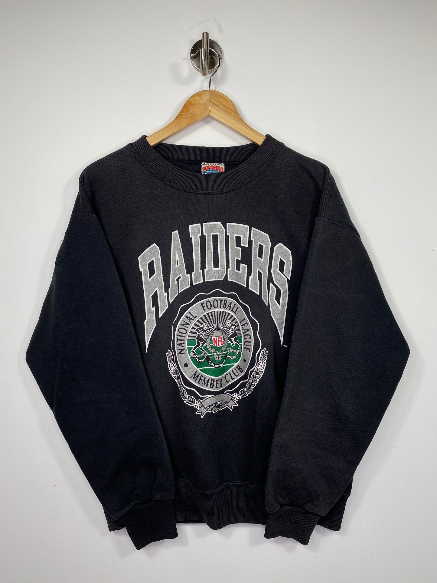 90's RAIDERS Made in USA Vintage NFL Sweat-Shirt / 5095