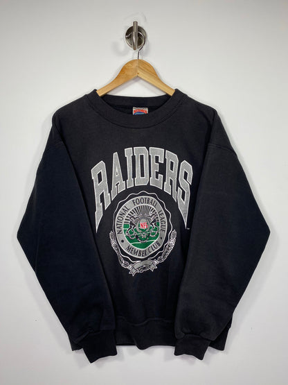 90's RAIDERS Made in USA Vintage NFL Sweat-Shirt / 5095