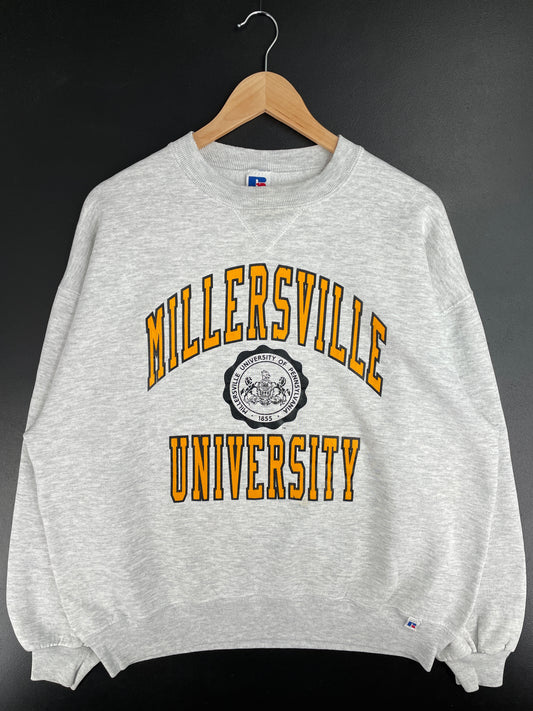 90's RUSSELL x MILLERSVILLE UNIVERSITY Made in USA Size XL Vintage College Sweat-shirt / E2372S