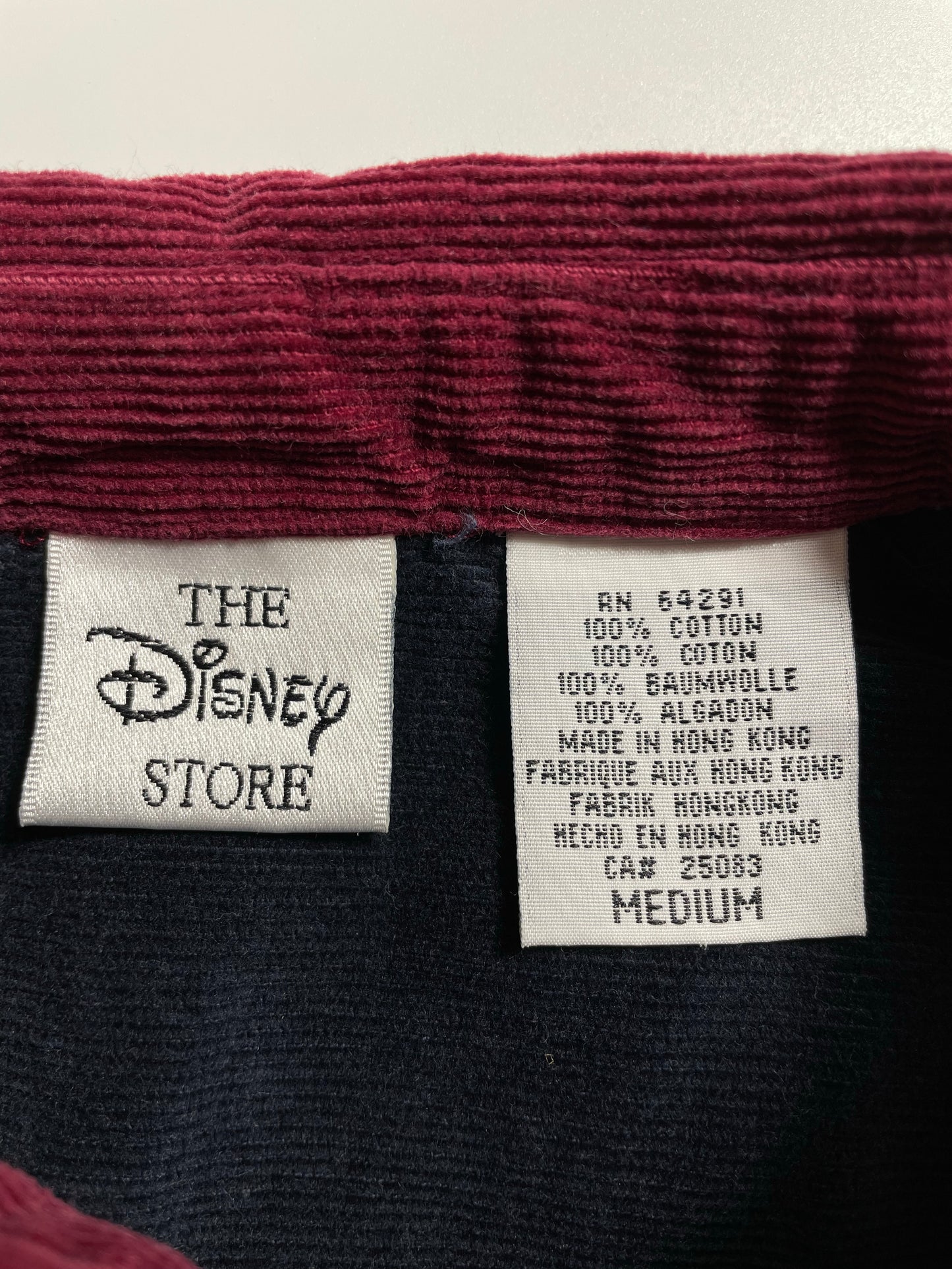 Vintage DISNEY MICKEY PLUTO Size M Velour Botton-down Shirts/ K8859