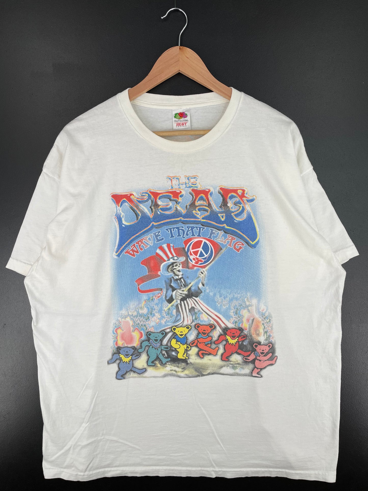 2004 GRATEFUL DEAD Size XXL Vintage Music Tour T-Shirt / A2112