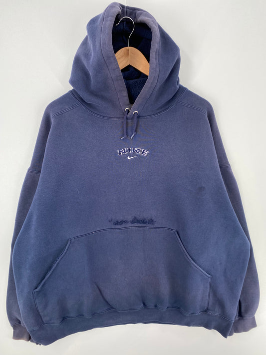 90's NIKE Size XL Vintage Hoodie Sweat-shirt / A549