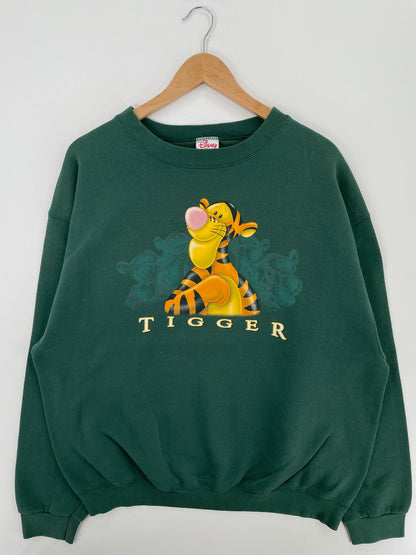 00' DISNEY TIGGER Size XL Vintage Sweat-shirt / A4502