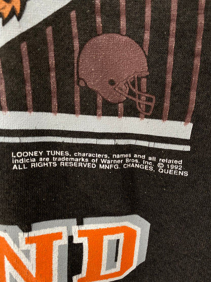 1992 CLEVELAND BROWNS (No tag) Approx. Size L/XL Vintage NFL Sweat shirt / K5636