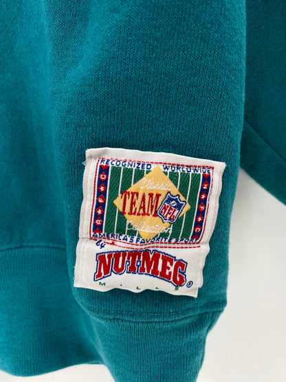 1993 MIAMI DOLPHINS Made in USA Size L Vintage NFL Sweat-Shirt / E1640S