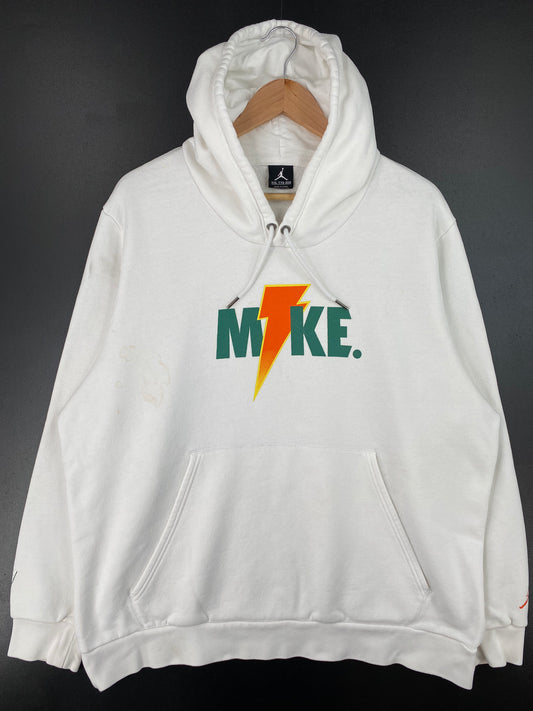 Vintage JORDAN x GATORADE MIKE Size XXL Vintage Hoodie Sweat-shirt / A1266