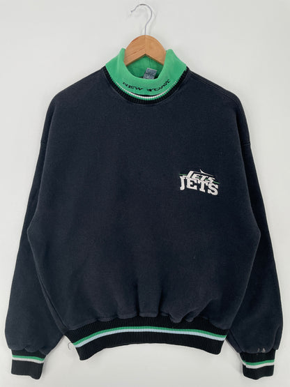 90's NEW YORK JETS Made in USA Size L Vintage NFL Sweat-Shirt / A9126