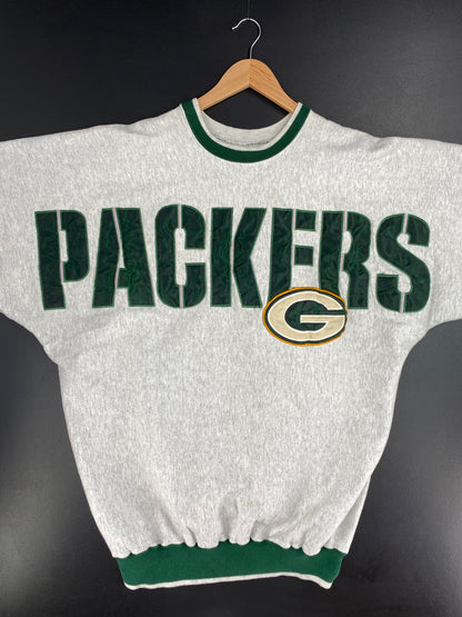 90’s GREEN BAY PACKERS (No tag) Approx. Size XL NFL Sweat-shirt / A9902