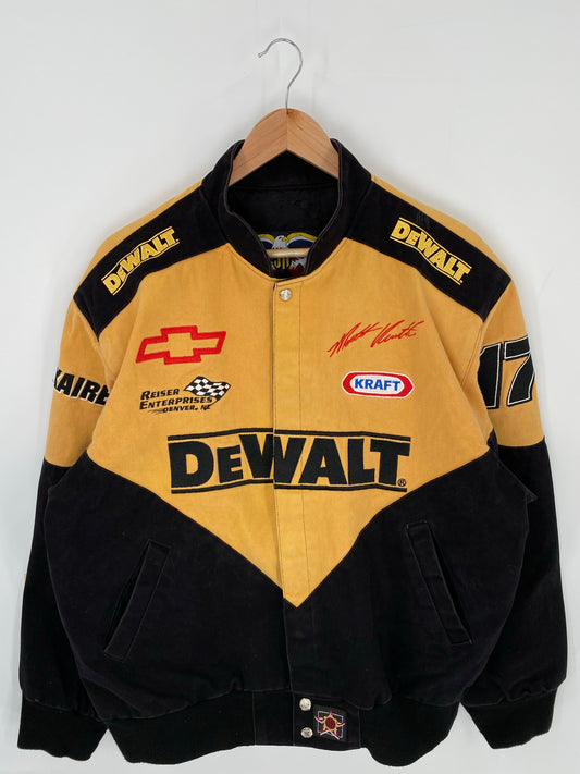 Vintage DEWALT MATT KENSETH Made in USA Size L Racing Jacket/ K8306