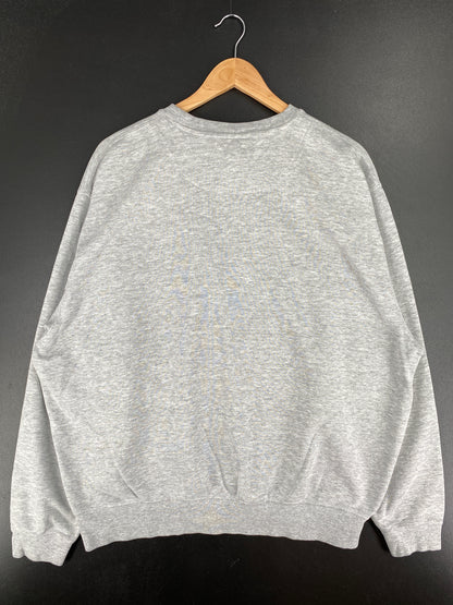 00' NIKE ILLINOIS Size L Vintage College Sweat-Shirt / A6380